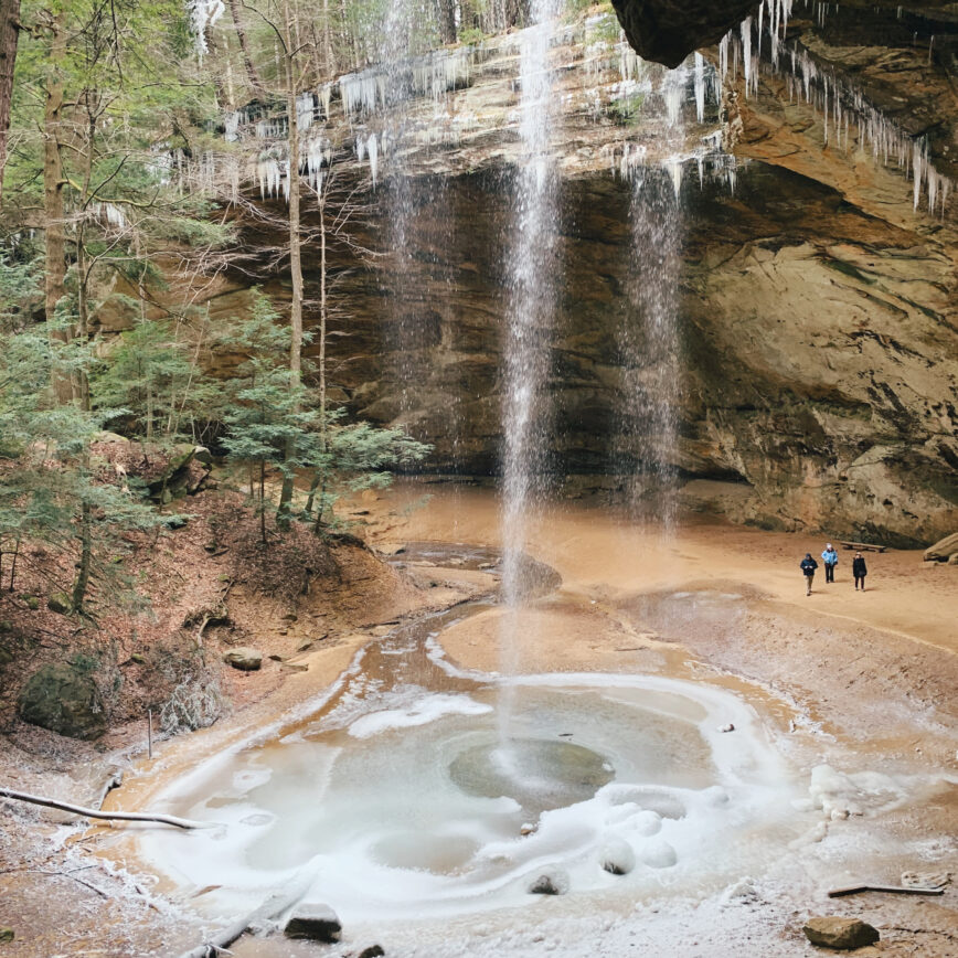 Ash Cave with ice